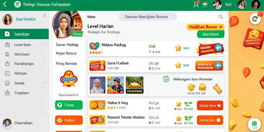 Tampilan antarmuka yang menarik dan mudah dinavigasi.