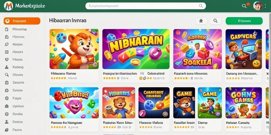 Tampilan awal yang menarik dan mudah dinavigasi.