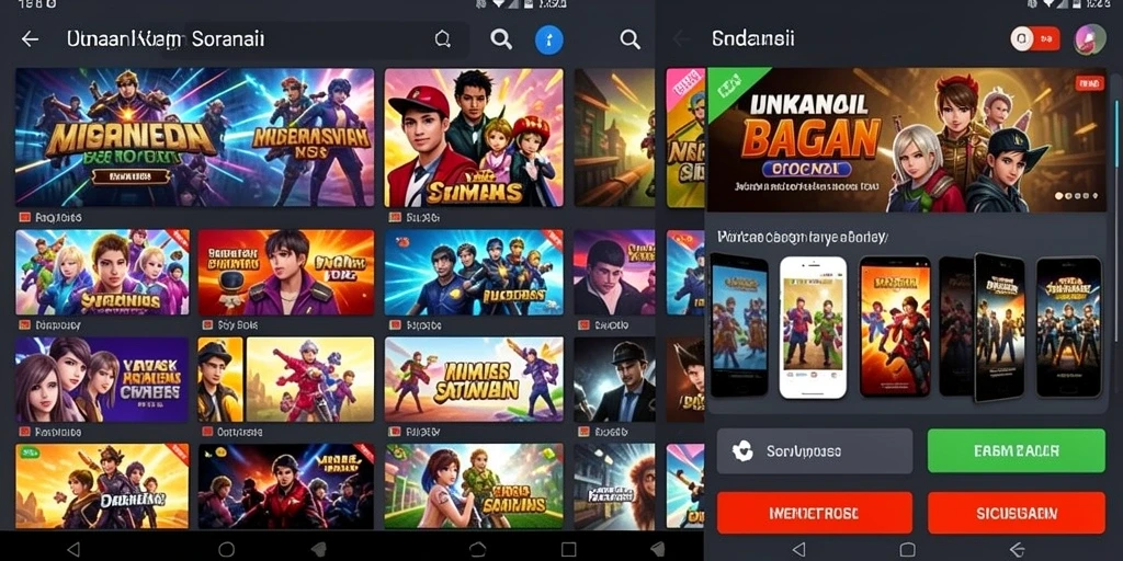 Tampilan awal permainan yang menawan dan intuitif.