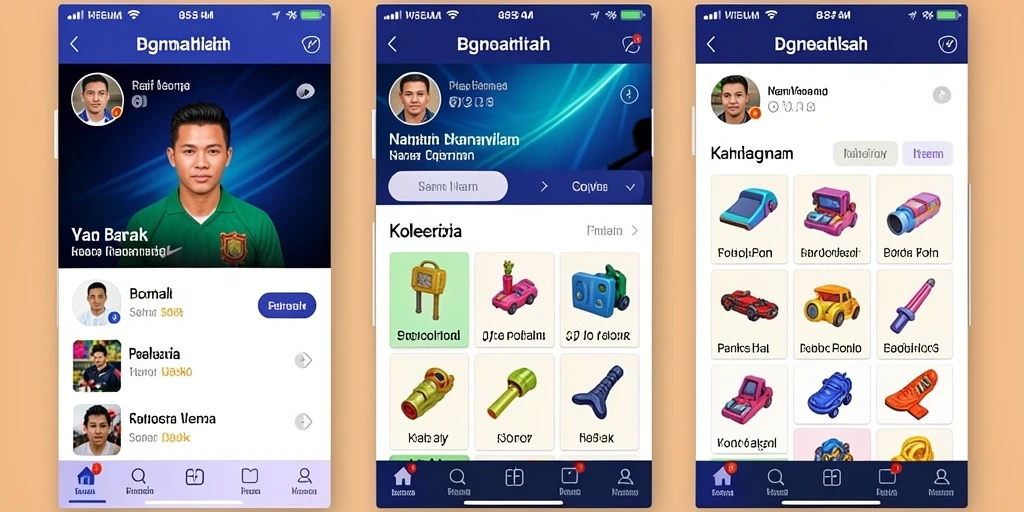 Tampilkan papan domino yang menakjubkan.