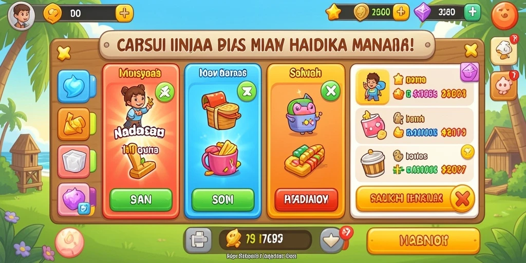 Tampilan antarmuka yang menarik dan modern.