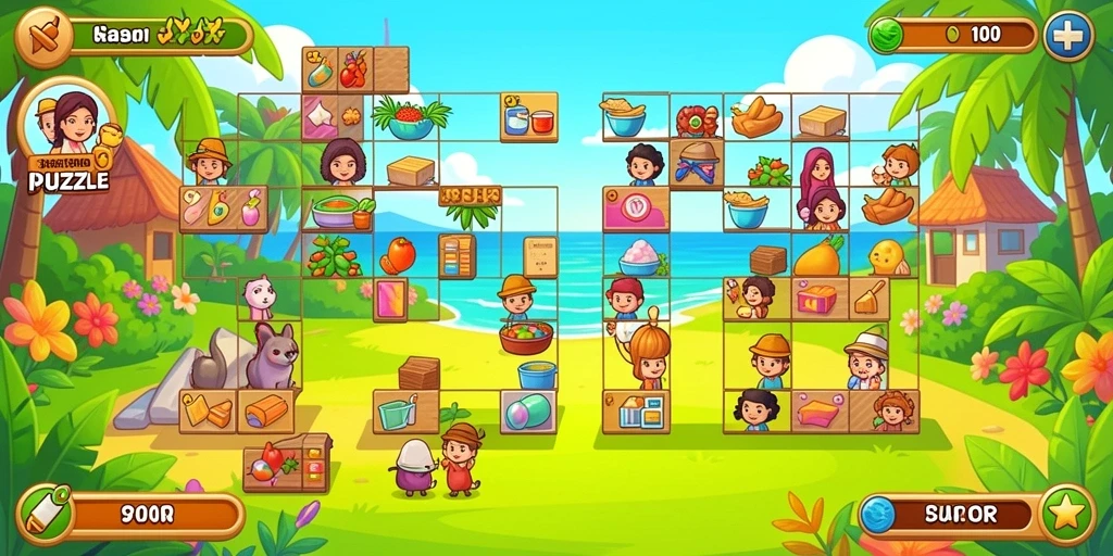 Tampilan awal yang menarik untuk dimainkan.
