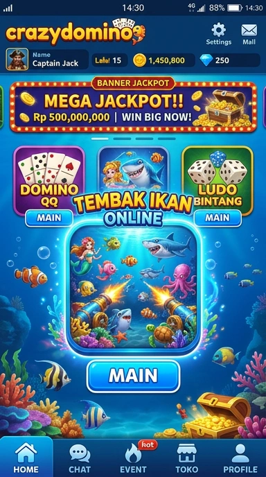 Cuplikan layar menu unduhan crazydomino untuk perangkat Android